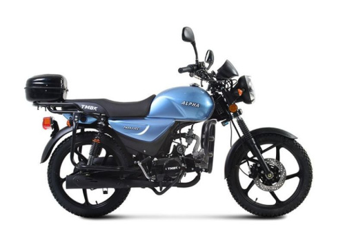 Мопед TMBK ALPHA 50 (110) Light Blue фото 2