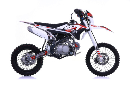 Питбайк Apollo (Аполло) TRACKER 125 LE 17/14 белый - купить с доставкой, по выгодной цене в интернет-магазине Мототека