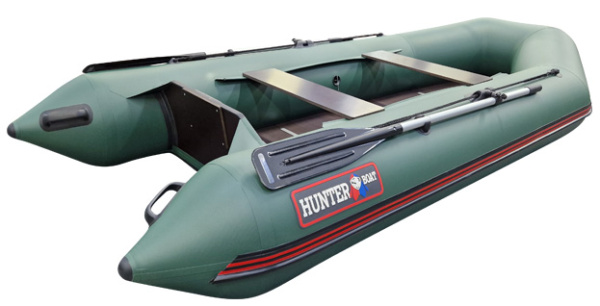Лодка ПВХ Hunter (Хантер) 320 Л зелёный | Мототека