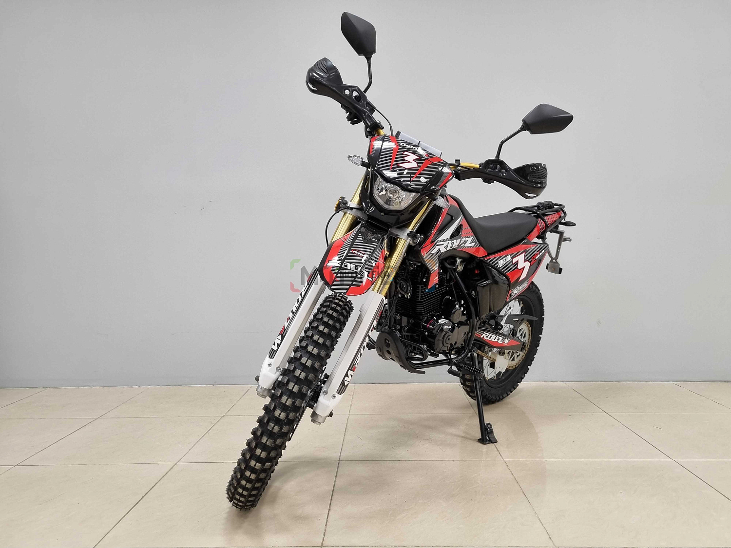 Мотоцикл кроссовый / эндуро ROLIZ (Ролиз) SPORT - 003 RRC (ZS172FMM-5 Big Bore) красный/чёрный с ПТС