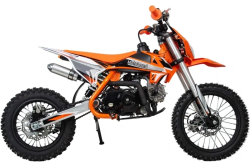 Питбайк MotoLand (Мотолэнд) SX 125 E 14/12 оранжевый фото 2
