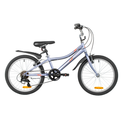 Велосипед Foxx (Фокс) 20" JASMINE голубой,  стальная рама, 6 скор., Microshift MS21/Microshift TS38, тормоз