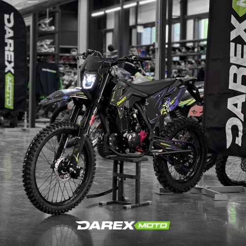 Мотоцикл кроссовый / эндуро Darex (Дарекс) MATAY 250 (black/purple) (черный/фиолетовый)