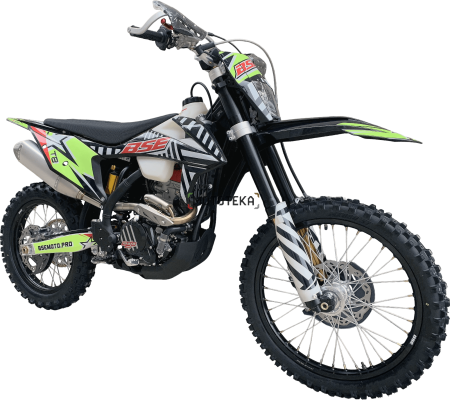 Мотоцикл кроссовый / эндуро BSE (БСЕ) T8 Green Twister (015) - купить с доставкой, по выгодной цене в интернет-магазине Мототека