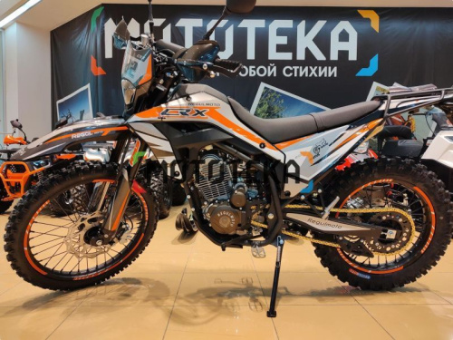 Мотоцикл кроссовый / эндуро Regulmoto (Регулмото) CR - X чёрный/оранжевый с ПТС фото 16
