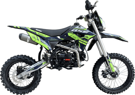 Питбайк BSE (БСЕ) PH 125 AK47 Green (040) - купить с доставкой, по выгодной цене в интернет-магазине Мототека
