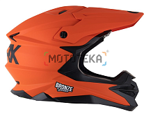 Шлем мото кроссовый Sparx (Спаркс) Fenix (JK6803) оранжевый матовый 2XL