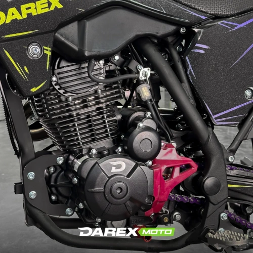 Мотоцикл кроссовый / эндуро Darex (Дарекс) MATAY 250 (black/purple) (черный/фиолетовый) фото 4