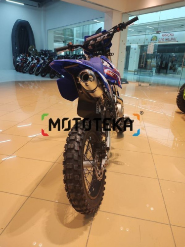 Питбайк Apollo (Аполло) RFZ Start 125 LE с фарой и электростартером 17/14 синий фото 12