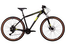 Велосипед Stinger (Стингер) Graphite Pro 27.5" (2024), рама 18" (165-175 см), черный