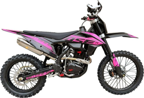 Мотоцикл кроссовый / эндуро BSE (БСЕ) T4 Pink (ZS172FMM-5) фото 3