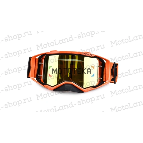 Очки мотокросс SCOTT №4 black/orange