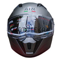 Шлем мото интеграл AiM (Аим) JK320 Grey Metal L