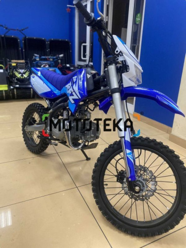 Питбайк Apollo (Аполло) RFZ Start 125 LE с фарой и электростартером 17/14 синий фото 19