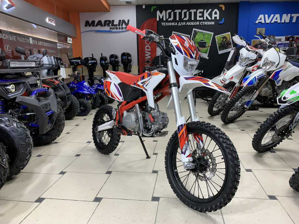 Питбайк Wels (Велс) RT 125 17/14 красный | Мототека