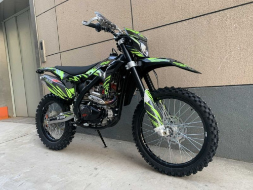 Мотоцикл кроссовый / эндуро BSE (БСЕ) Z5 21/18 Neon Black фото 3