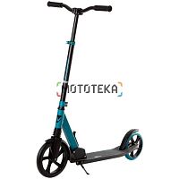 Самокат трюковый Novatrack (Новатрак) POLIS 230 PRO чёрный/бирюзовый