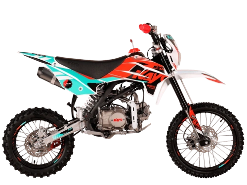 Питбайк KAYO (Кайо) BASIC K125EM 17/14 KRZ (механ. сцепл., эл. стартер 2026 г.) фото 4 Питбайк KAYO (Кайо) BASIC K125EM 17/14 KRZ (механ. сцепл., эл. стартер 2026 г.) фото 4