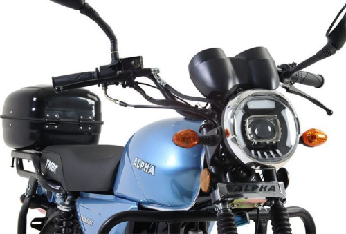 Мопед TMBK ALPHA 50 (110) Light Blue фото 5