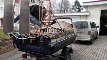 Лодка ПВХ ФЛАГМАН DK 420 AIR серый/синий