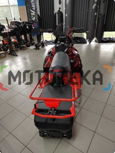 Снегоход IRBIS (Ирбис) SF 200 L Long чёрный/красный с ПСМ фото 12