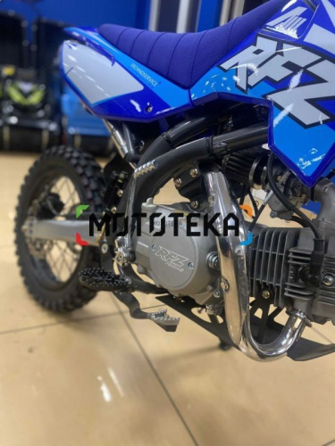 Питбайк Apollo (Аполло) RFZ Start 125 LE с фарой и электростартером 17/14 синий фото 21