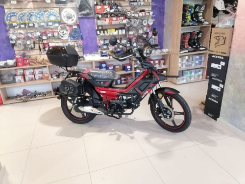 Мопед Скутеретта FXMOTO (ФХМото) RATO 50 (110) серый фото 6