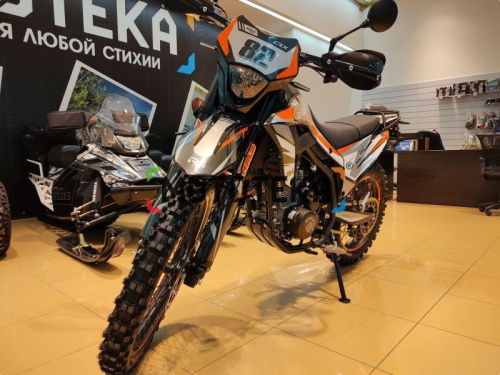 Мотоцикл кроссовый / эндуро Regulmoto (Регулмото) CR - X чёрный/оранжевый с ПТС фото 27