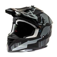 Шлем мото кроссовый GTX 633 (L) #7 BLACK/GREY