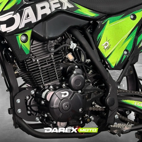 Мотоцикл кроссовый / эндуро Darex (Дарекс) MATAY 250 (black/green) (черный/зеленый) фото 2