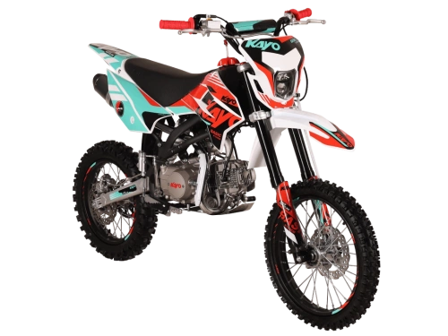 Питбайк KAYO (Кайо) BASIC K125EM 17/14 KRZ (механ. сцепл., эл. стартер 2026 г.) фото 2 Питбайк KAYO (Кайо) BASIC K125EM 17/14 KRZ (механ. сцепл., эл. стартер 2026 г.) фото 2