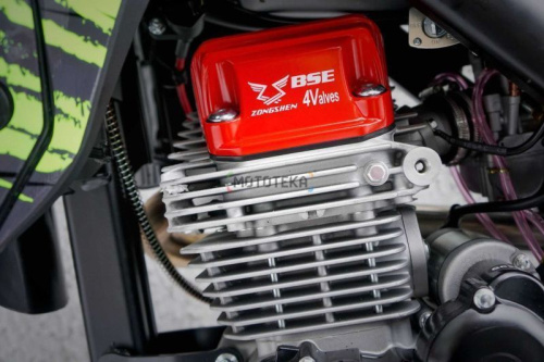 Мотоцикл кроссовый / эндуро BSE (БСЕ) Z5 21/18 Neon Black фото 23