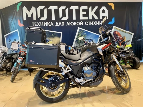 Мотоцикл дорожный CYCLONE (Циклон) RX600 ADV (SR600GY) чёрный с ПТС фото 10