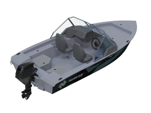 Лодка ПНД Navix (Навикс) C43 2 консоли фото 13