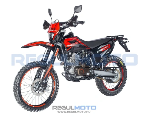Мотоцикл кроссовый / эндуро Regulmoto (Регулмото) Sport - 003 PR 300 6 передач красный/чёрный с ПТС фото 17