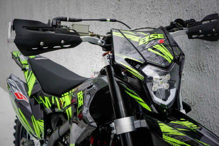 Мотоцикл кроссовый / эндуро BSE (БСЕ) Z5 21/18 Neon Black - купить с доставкой, по выгодной цене в интернет-магазине Мототека