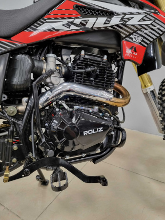 Мотоцикл кроссовый / эндуро ROLIZ (Ролиз) SPORT - 003 RRC (ZS172FMM-5 Big Bore) красный/чёрный с ПТС - купить с доставкой, по выгодной цене в интернет-магазине Мототека