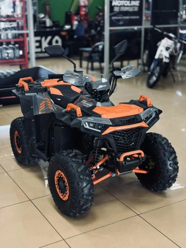 Квадроцикл детский FXMOTO (ФХМото) SS125-2 серо-оранжевый (машинокомплект) фото 5 Квадроцикл детский FXMOTO (ФХМото) SS125-2 серо-оранжевый (машинокомплект) фото 5