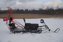 Аэроустановка Бурлак М - АЭРО 20 л.с. поворотная (румпель, крепление на транец), эл. запуск