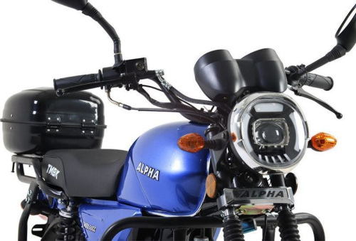 Мопед TMBK ALPHA 50 (110) Blue фото 2