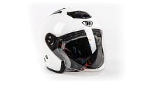 Шлем мото открытый THH T - 386 WHITE (L)