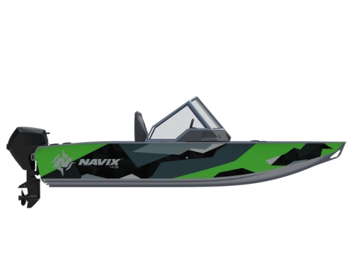 Лодка ПНД Navix (Навикс) C43 2 консоли фото 16