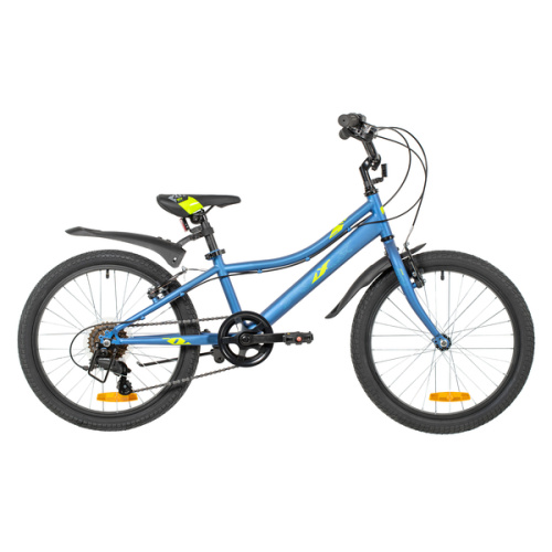 Велосипед Foxx (Фокс) 20" DIFFER синий,  стальная рама, 6 скор., Microshift MS21/Microshift TS38, тормоз V-