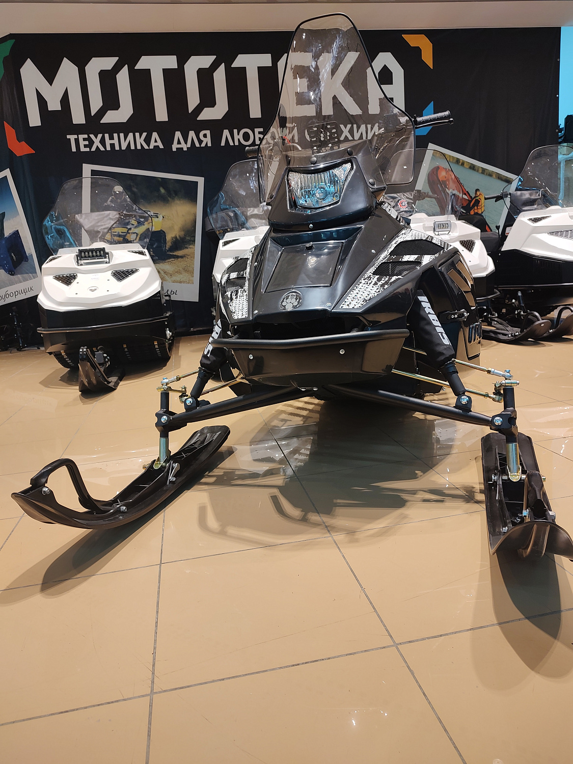 Снегоход IRBIS (Ирбис) TUNGUS (Тунгус) 400 2024 чёрный/белый с ПСМ