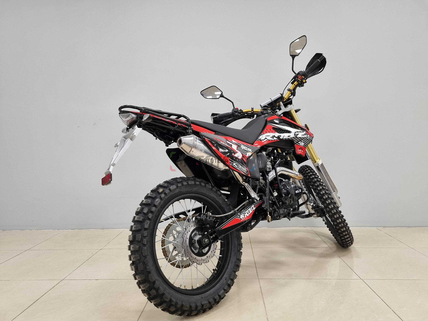 Мотоцикл кроссовый / эндуро ROLIZ (Ролиз) SPORT - 003 RRC (ZS172FMM-5 Big Bore) красный/чёрный с ПТС