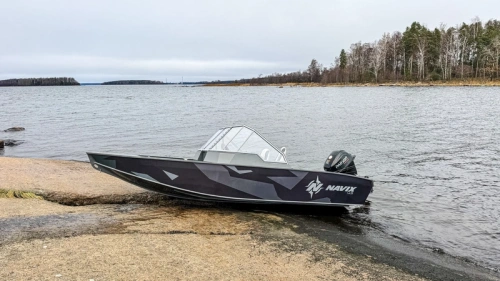 Лодка ПНД Navix (Навикс) C43 2 консоли фото 18