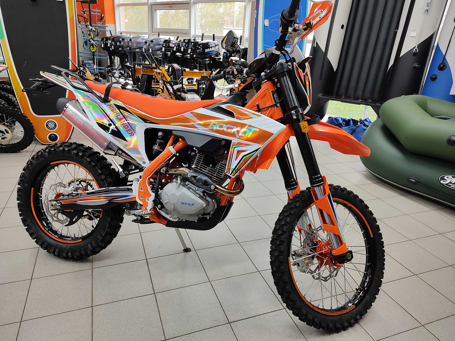 Мотоцикл кроссовый / эндуро ROCKOT (Рокот) HIGHLANDER (300cc. 172FMM-5 (PR250 BIGBORE). 21/18) с ЭПТС
