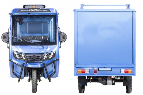 Грузовой электротрицикл Rutrike (Рутрайк) КАРГО Кабина Дуал обогрев 1500 60V1000W фото 5