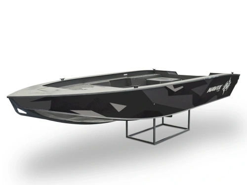 Лодка ПНД Navix (Навикс) R43 без консоли, румпельная фото 21
