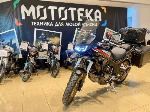 Мотоцикл дорожный CYCLONE (Циклон) RX600 ADV (SR600GY) чёрный с ПТС фото 18